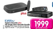 DSTV Explora Decoder Plus HD Single View Decoder Bundle-Per Bundle