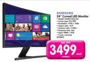 Samsung 24" Curved LED Monitor LS24E510CS/XA