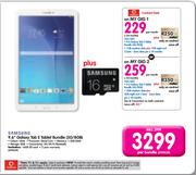 Samsung 9.6" Galaxy Tab E Tablet Bundle 3G/8GB-Per Bundle
