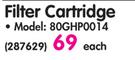 Genesis Filter Cartridge 80GHP0014