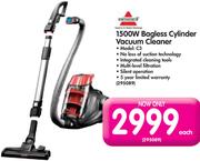 Bissell 1500W Bagless Cylinder Vacuum Cleaner C3