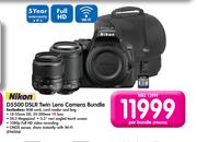 Nikon D5500 DSLR Twin Lens Camera Bundle