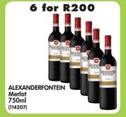 Alexanderfontein Merlot-6x750ml