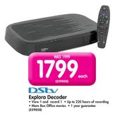 DSTV Explora Decoder