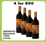 Simonsvlei Simonsrood-4x750ml