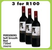 Perdeberg Soft Smooth Red-3x750ml