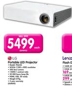 LG Portable LED Projector PG62G