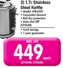 Sunbeam 1.7Ltr Stainless Steel Kettle WK630S