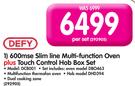 Defy 600mse Slimline Multi-Function Oven plus Touch Control Hob Box Set DCB001-Per Set