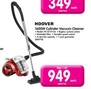 Hoover 1600W Cylinder Vacuum Cleaner HC16-CV-ZA