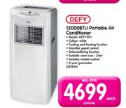 Defy 12000BTU Portable Air Conditioner ACP12H1