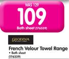 Glodina French Velour Towel Bath Sheet-Each