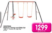 Hedstrom Neptune 2 Swings And Glider Set