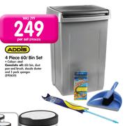 Addis 4-Piece 60L Bin Set