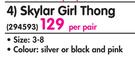 Gotcha Skylar Girl Thong-Per Pair