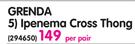 Grenda Ipenema Cross Thong-Per Pair