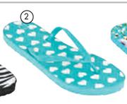 Legend Heart Printed Flip Flop-Per Pair
