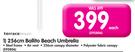 Terraceleisure 256cm Ballito Beach Umbrella-Each