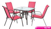 Terraceleisure Manor Textilene Chair-Each