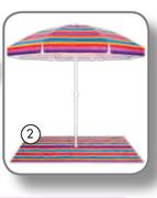 Terraceleisure Ballito Beach Mat-each