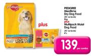 Pedigree Mealtime Dry Dog Food(All Variants)-8kg + Multipack Moist Dog Food(All Variants)-4's