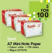 Typek A7 Mini Note Paper-3's