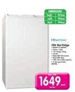 Hisense 130ltr Bar Fridge H130RWH