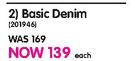 Legend Men's Basic Denim-Each
