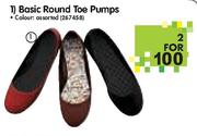 Basic Round Toe Pumps-2