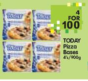 Today Pizza Bases-4's/900g