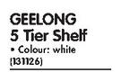 Geelong 5 Tier Shelf-Each