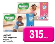 Huggies Gold Mega Box(Boy/Girl)-3's/4's/4+/5's-Each