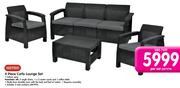 Keter 4-Piece Corfu Lounge Set-Per Set