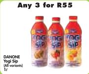 Danone Yogi Sip (All Variants)-3 x 1Ltr 