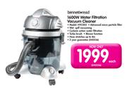Bennett Read 1600W Water Filtration Vacuum Cleaner HVC003