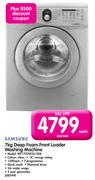 Samsung 7kg Deep Foam Front Loader Washing Machine WF1702W5S/XFA