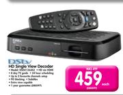 DSTV HD Single View Decoder DSD4136(AU)