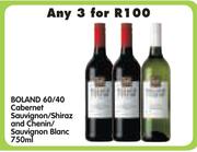 Boland 60/40 Cabernet Sauvignon/Shiraz And Chenin/Sauvignon Blanc-3x750ml