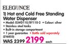 Elegance Hot and Cold Free Standing Water Dispenser ELWD110/BY110-2