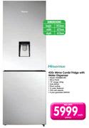 Hisense 420Ltr Mirror Combi Fridge with Water Dispenser H420BMI-WD