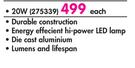 Eurolux 20W LED Floodlight-Each