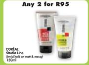 L'Oreal Studio Line(Invisi Hold Or Matt & Messy)-2 150ml