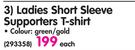 Ladies Short Sleeve Supporters T Shirt