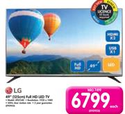 LG 49" (125cm) Full HD LED TV 49LF540