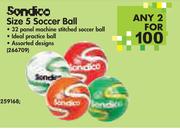Sandico Size 5 Soccer Ball-Any 2 Nos