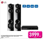 LG 4.2 Channel DVD Sound Tower Home Theatre System LHD675