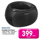Philips Portable CD Player AZ100B-Each
