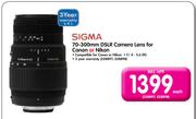 Sigma 70-300mm DSLR Camera Lens For Canon Or Nikon-Each