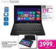 Nextbook 11.6" 2-In-1 Windows Tablet 3G/32GB-On Smart Data 1GB