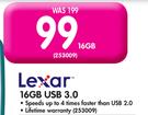 Lexar 16GB USB 3.0-Each